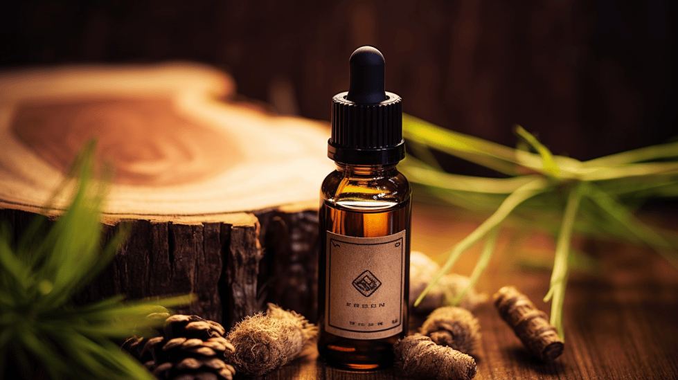 Beard oil for a handlebar mustache