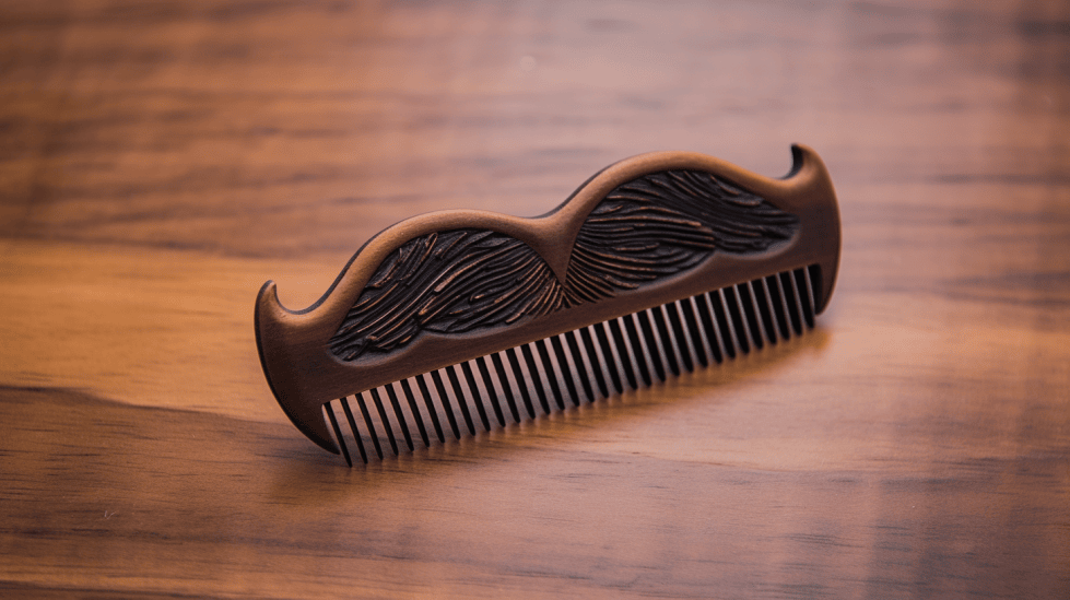 mustache comb