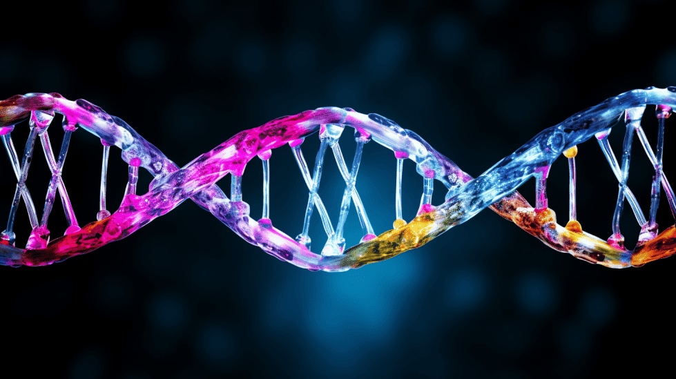 Human Double Helix DNA Strand